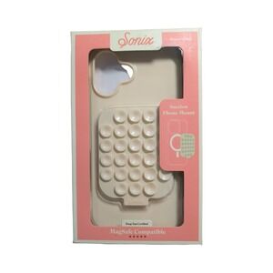 E1-O Sonix Magsafe Mountable Suction Case For Apple iPhone 16 Plus - Cream